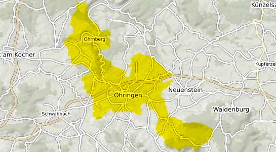 Immobilienpreisekarte Öhringen