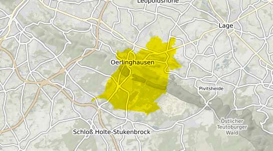 Immobilienpreisekarte Oerlinghausen