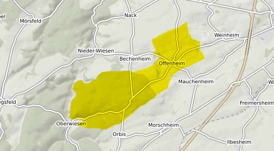 Immobilienpreisekarte Offenheim Rheinhessen