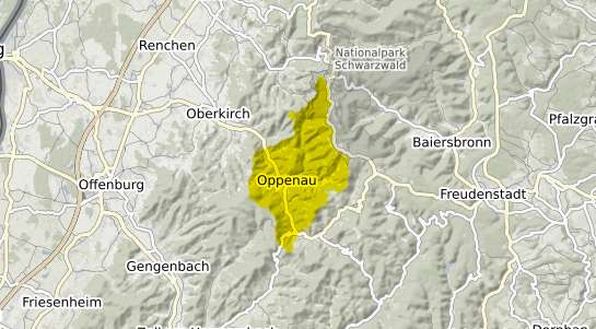 Immobilienpreisekarte Oppenau