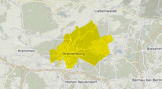 Immobilienpreisekarte Oranienburg