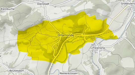 Immobilienpreisekarte Orlamuende