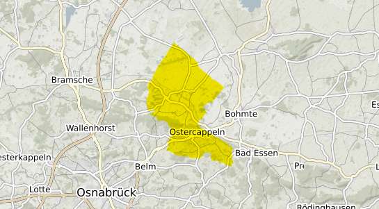 Immobilienpreisekarte Ostercappeln