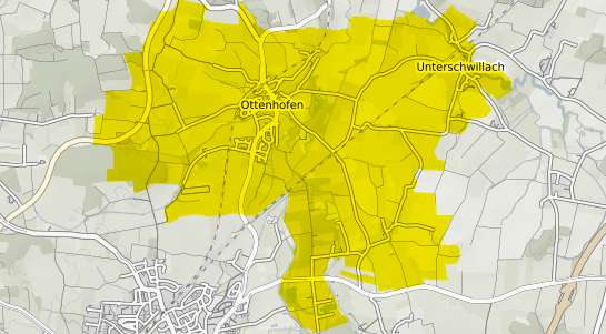 Immobilienpreisekarte Ottenhofen Oberbayern