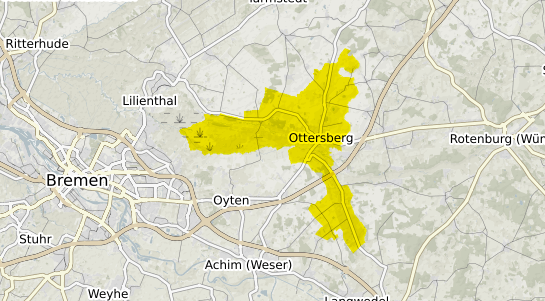 Immobilienpreisekarte Ottersberg b. Bremen