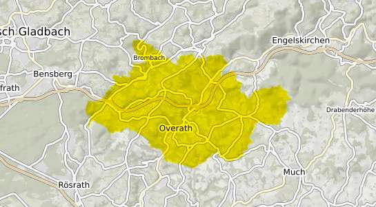 Immobilienpreisekarte Overath Bergisches Land
