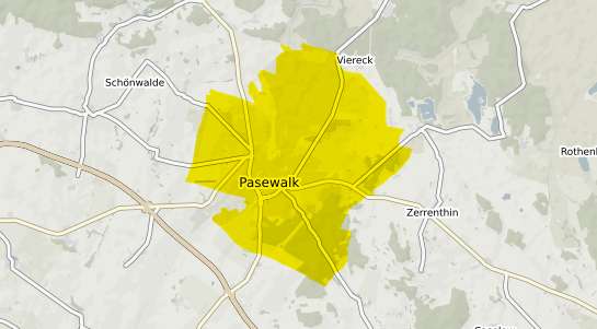 Immobilienpreisekarte Pasewalk