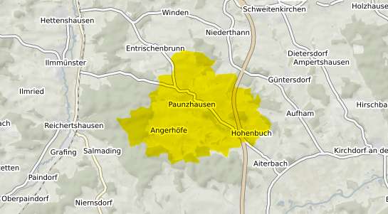 Immobilienpreisekarte Paunzhausen