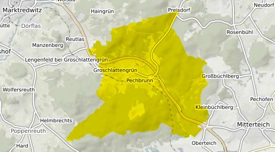 Immobilienpreisekarte Pechbrunn