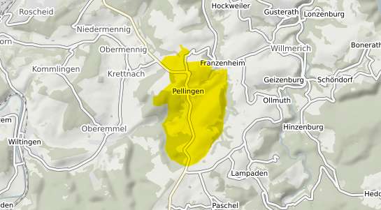 Immobilienpreisekarte Pellingen