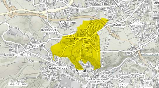 Immobilienpreisekarte Pesterwitz