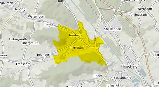 Immobilienpreisekarte Pettstadt Oberfranken