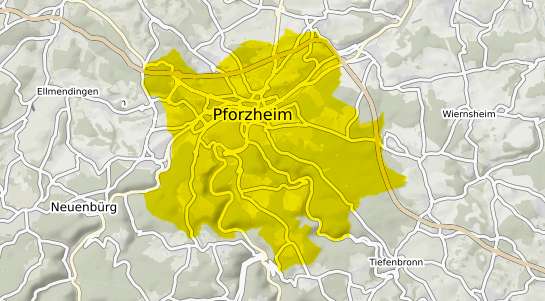 Immobilienpreisekarte Pforzheim