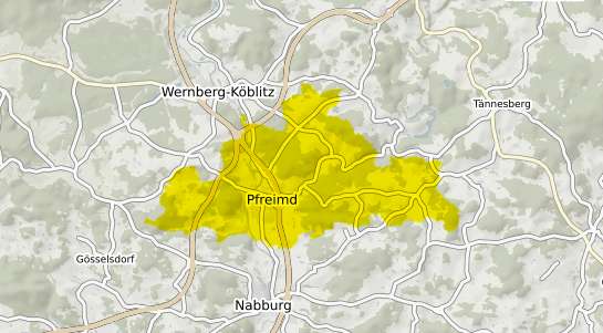 Immobilienpreisekarte Pfreimd