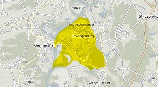 Immobilienpreisekarte Philippsburg Baden