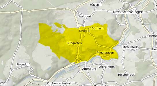 Immobilienpreisekarte Pliezhausen