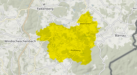 Immobilienpreisekarte Plößberg Oberpfalz