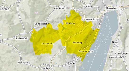 Immobilienpreisekarte Pöcking Kr. Starnberg