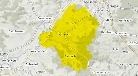 Immobilienpreisekarte Pörnbach