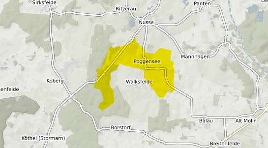 Immobilienpreisekarte Poggensee b. Nusse