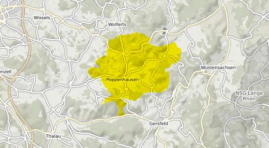 Immobilienpreisekarte Poppenhausen Unterfranken