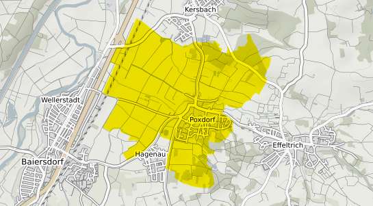Immobilienpreisekarte Poxdorf b. Eisenach, Thueringen