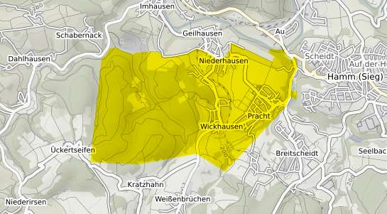 Immobilienpreisekarte Pracht b. Hamm, Sieg