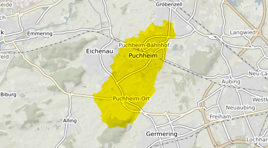 Immobilienpreisekarte Puchheim Oberbayern