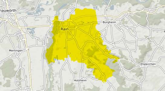 Immobilienpreisekarte Rain Niederbayern