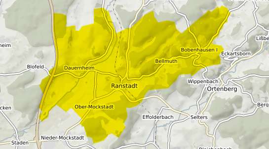 Immobilienpreisekarte Ranstadt