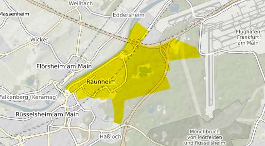Immobilienpreisekarte Raunheim