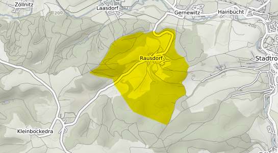 Immobilienpreisekarte Rausdorf b. Stadtroda