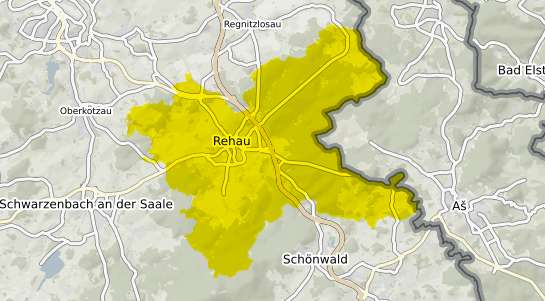 Immobilienpreisekarte Rehau Oberfranken