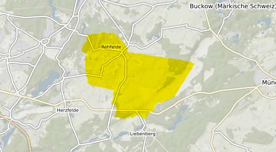 Immobilienpreisekarte Rehfelde b. Strausberg