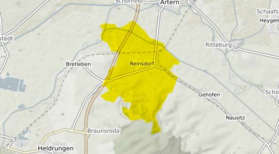 Immobilienpreisekarte Reinsdorf b. Zwickau