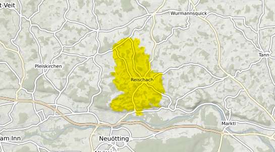 Immobilienpreisekarte Reischach Kr. Altoetting