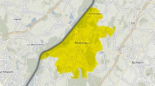 Immobilienpreisekarte Rheinau Baden