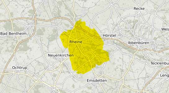 Immobilienpreisekarte Rheine