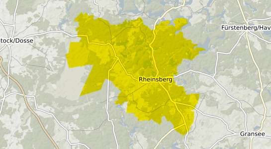 Immobilienpreisekarte Rheinsberg