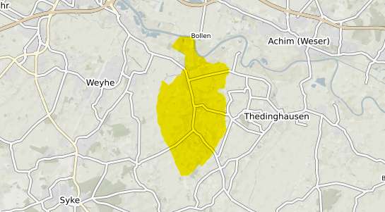 Immobilienpreisekarte Riede Kr. Verden, Aller