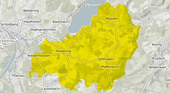 Immobilienpreisekarte Riedering b. Rosenheim, Oberbayern