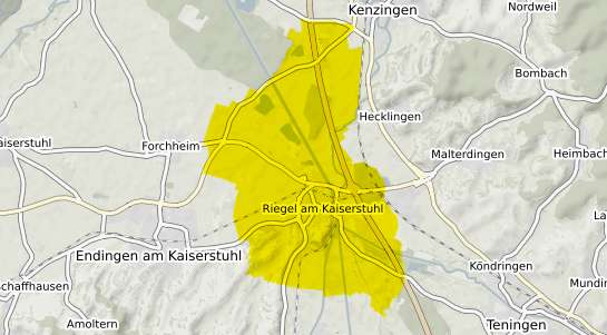 Immobilienpreisekarte Riegel Kaiserstuhl