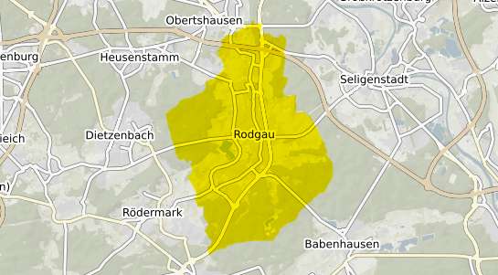 Immobilienpreisekarte Rodgau