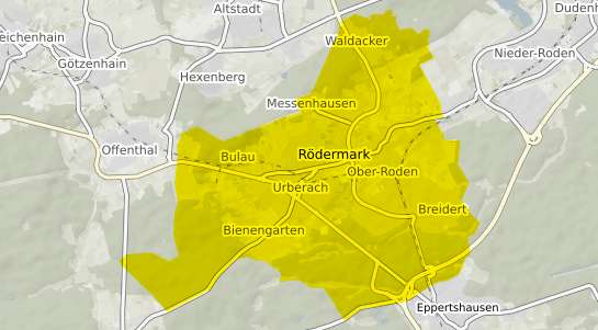 Immobilienpreisekarte Rödermark