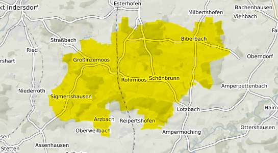 Immobilienpreisekarte Roehrmoos Gem. Esgrus