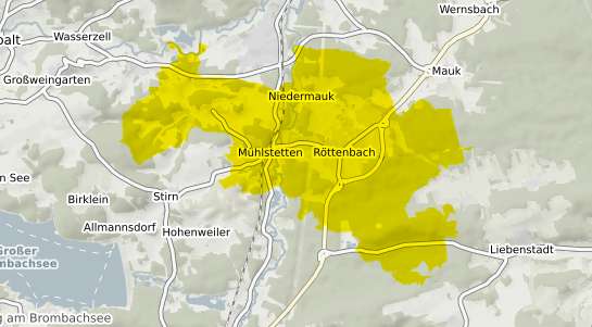 Immobilienpreisekarte Roettenbach b. Erlangen, Mittelfranken