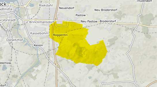 Immobilienpreisekarte Roggentin b. Neustrelitz