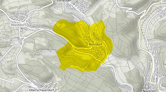 Immobilienpreisekarte Rohrdorf b. Nagold