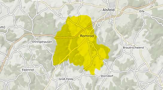 Immobilienpreisekarte Romrod