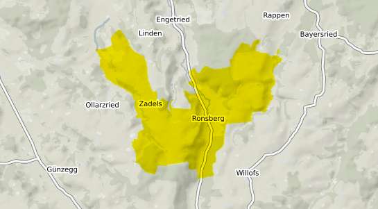Immobilienpreisekarte Ronsberg